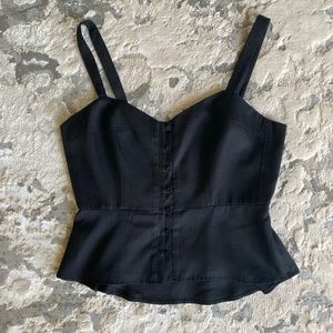 BCBG Black Corset Top